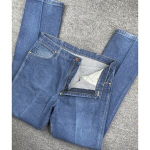 Wrangler 13MWZ Regular Fit Jeans Men's 36X34 Fit (34X34)Blue Straight Leg Cowboy